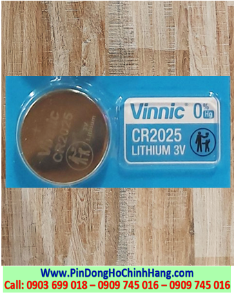 Vinnic CR2025, Pin CR2025